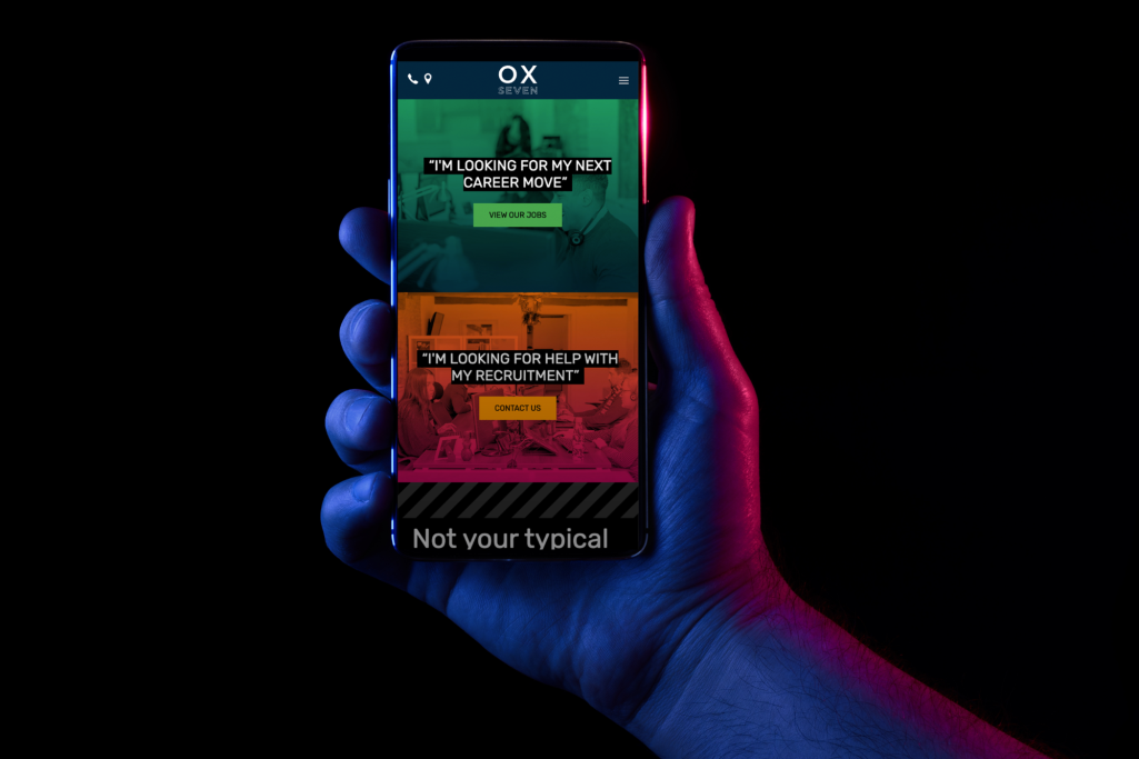 OX SEVEN brand and website design