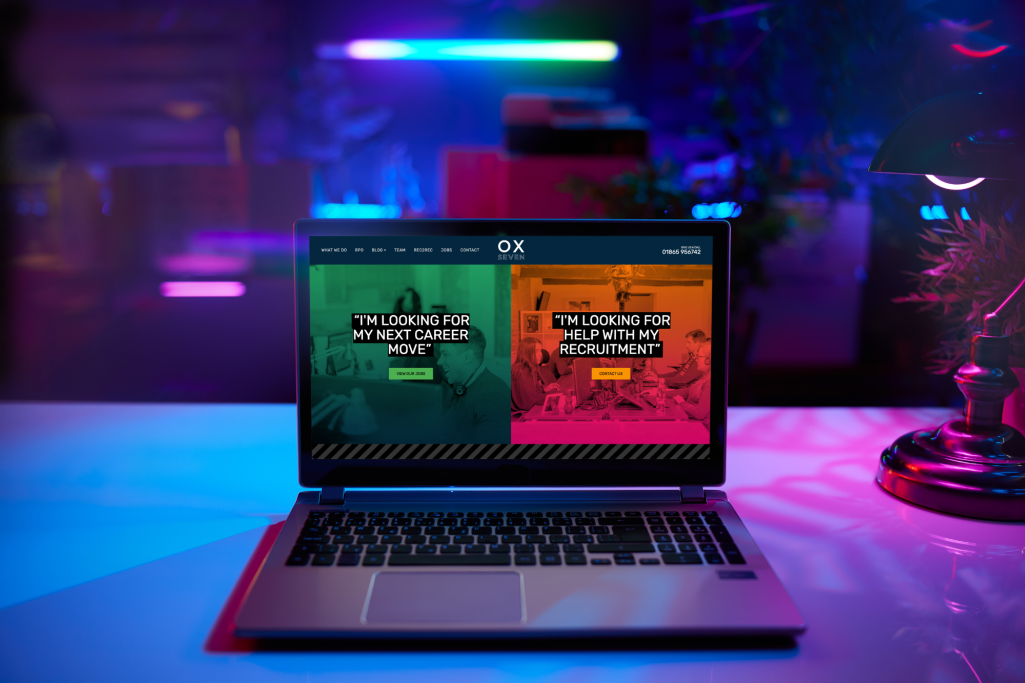 OX SEVEN brand and website design