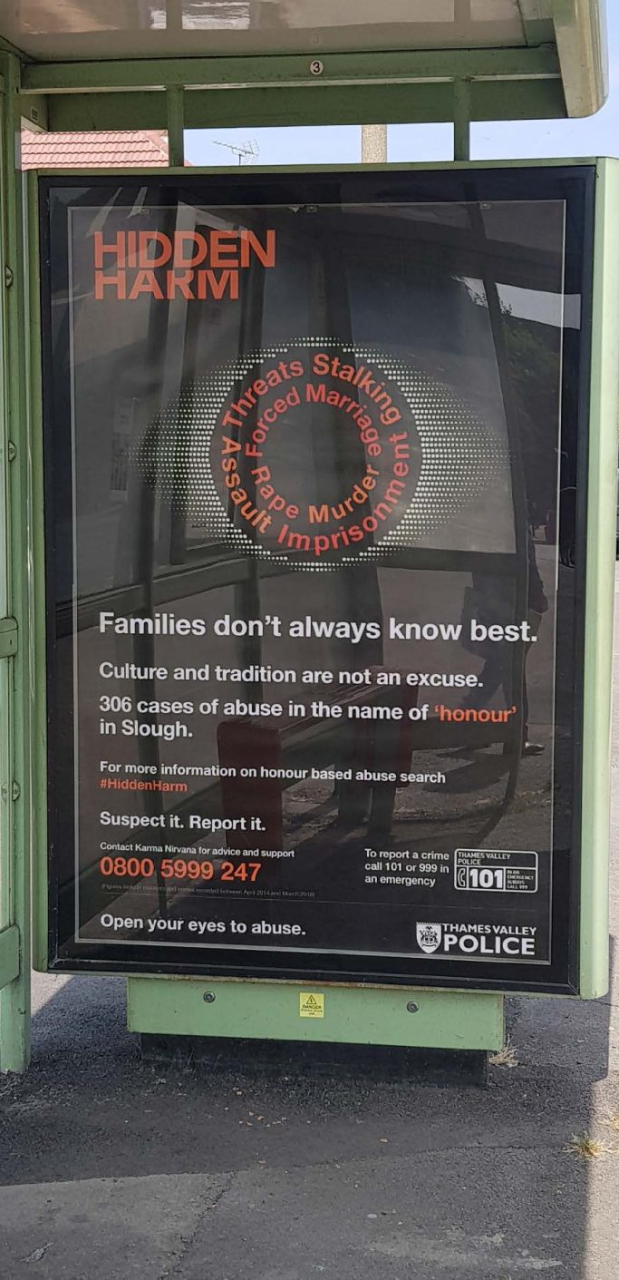 Hidden Harm Campaign for Thames Valley Police